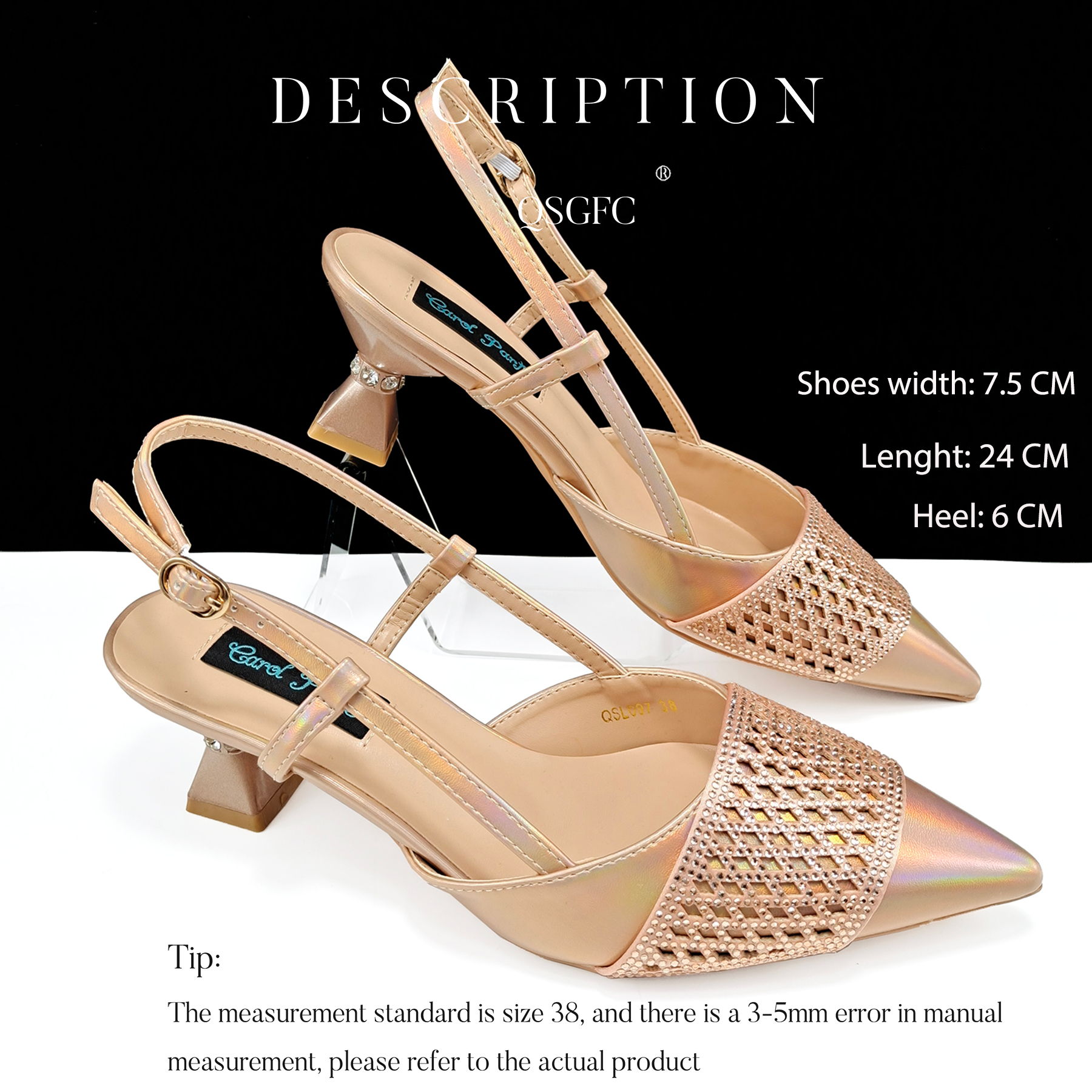 Nigeria Fashion Rhinestone-enc - Women Shoes Ysl ulasan dan harga