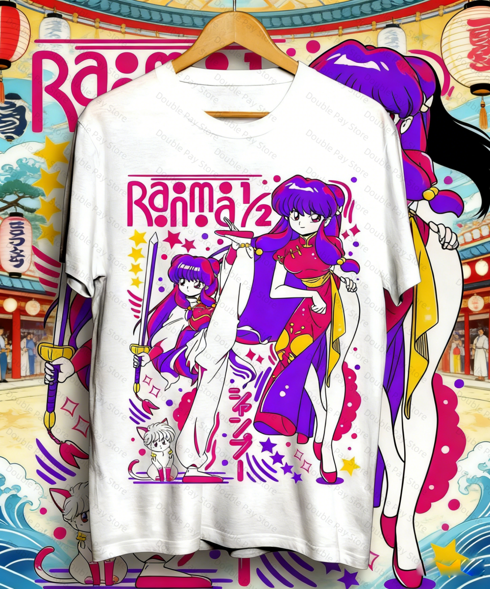 Ranma 12 Shampoo Anime T-Shirt - Women'S Shoes In The 90S ulasan dan harga