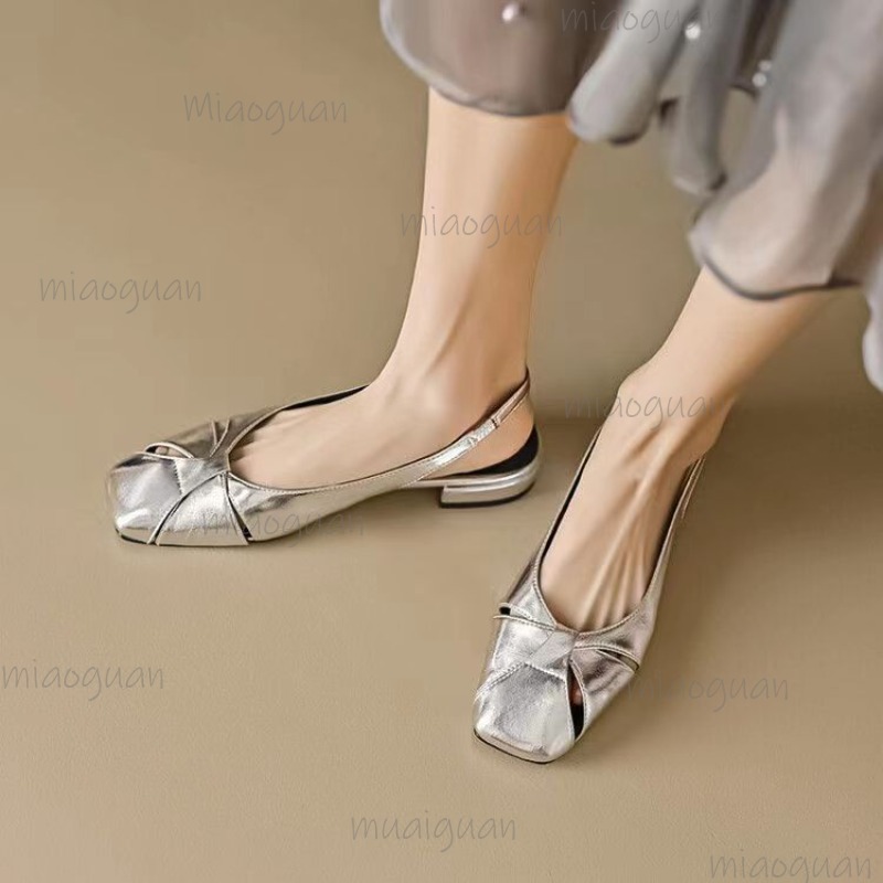 Cover Toe Low Heel Pumps Women - Slingback Pumps Women ulasan dan harga