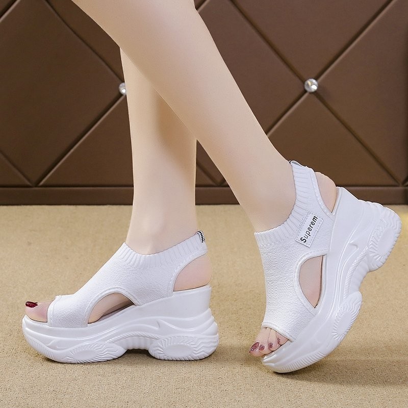 Women's Sandals 2025 Summer We - Wedge Heeled Sneaker ulasan dan harga