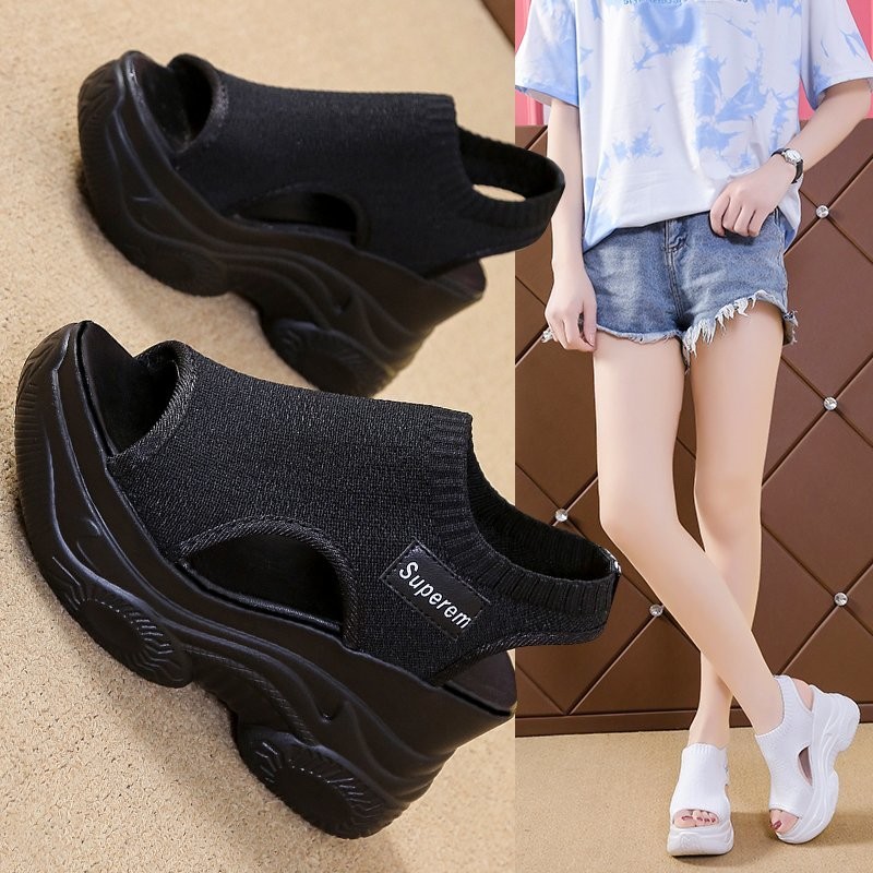 Women's Sandals 2025 Summer We - Wedge Heeled Sneaker ulasan dan harga