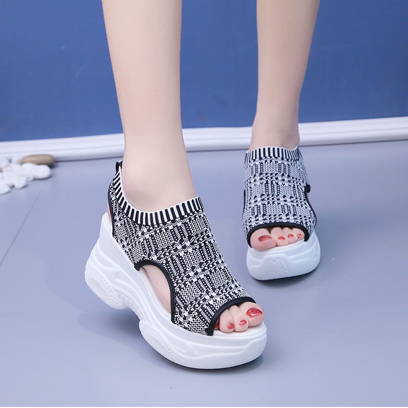 Women's Sandals 2025 Summer We - Wedge Heeled Sneaker ulasan dan harga