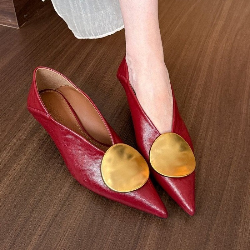 2025 Spring Summer Pointed Toe - Slingback Pumps Women ulasan dan harga