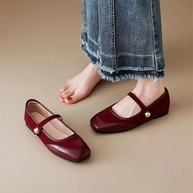 Low Heel Elegant Splicing Wome - Women Shoes Quick Delivery ulasan dan harga