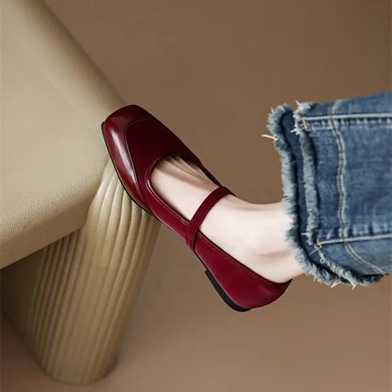 Low Heel Elegant Splicing Wome - Women Shoes Quick Delivery ulasan dan harga
