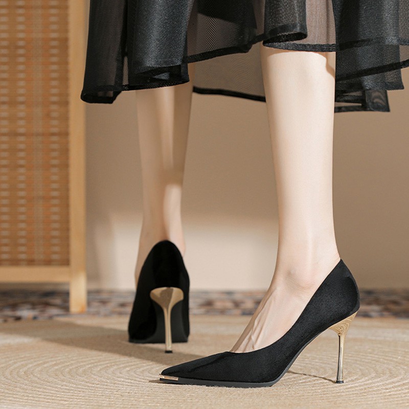 Black High-heeled Shoes Women' - Women Shoes Ysl ulasan dan harga