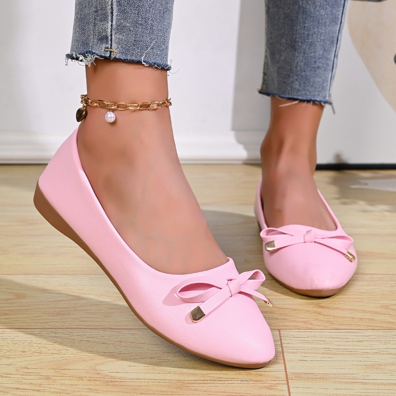 Bow Shallow Mouth Soft Sole Co - Slingback Pumps Women ulasan dan harga