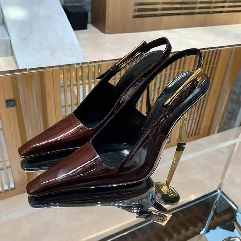 New Autumn 2024 Square Toe Sli - Women Shoes Ysl ulasan dan harga
