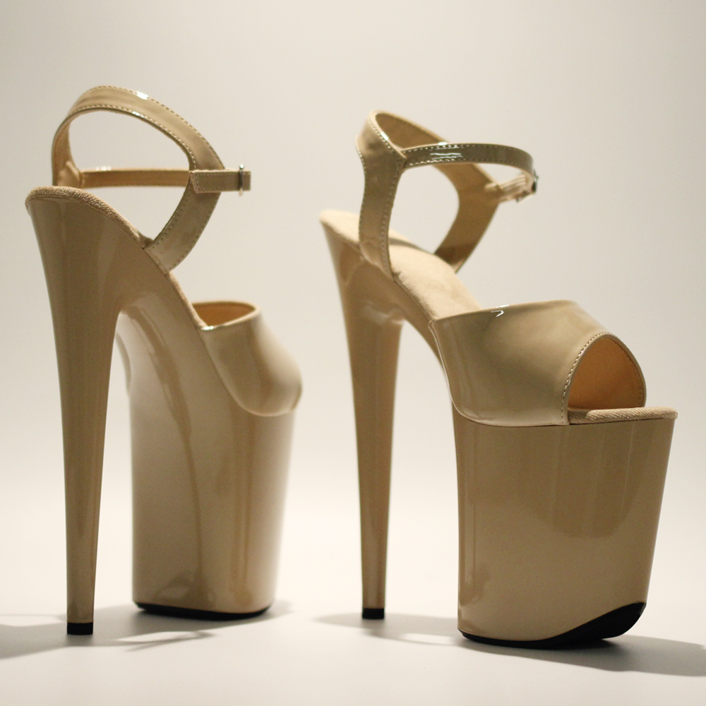 20cm/ 8inches lady shinny beig - Women Shoes Ysl ulasan dan harga