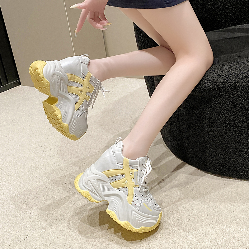 Women Autumn Breathable Chunky - Wedge Heeled Sneaker ulasan dan harga